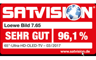 Loewe bild 7 Satvision Test SATVISION Bewertung mit Bestnote: sehr gut.