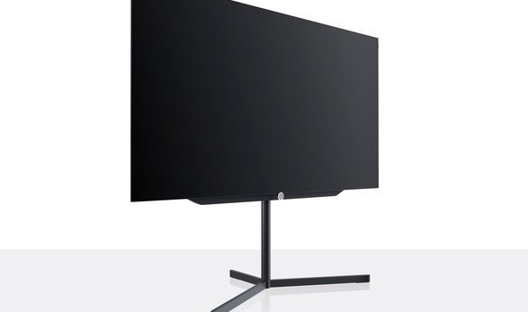 Loewe bild s OLED Fernseher mit Floorstand. In Ihrer SmartMedia Galerie Linkenheim - LOEWE Fernseher/Smart TV und Heimkino Systeme.