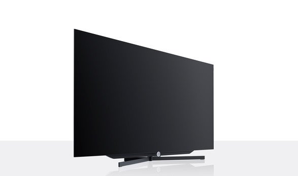 Loewe bild s OLED Fernseher mit Tablestand. in Ihrer SmartMedia Galerie Linkenheim - LOEWE Fernseher/Smart TV und Heimkino Systeme.