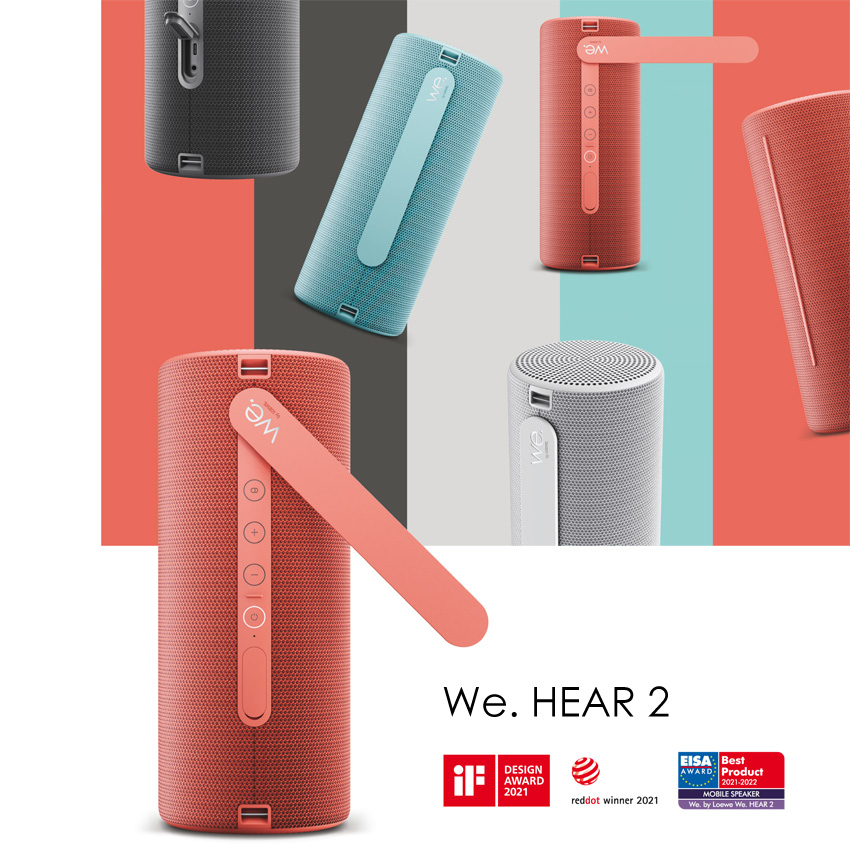We. by Loewe. HEAR 2 Portable Bluetooth Speaker