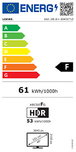LOEWE bild i.48 dr+ Energy Label